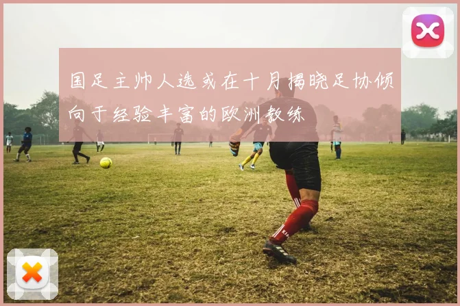 国足主帅人选或在十月揭晓足协倾向于经验丰富的欧洲教练
